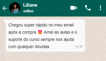 Aluna do curso